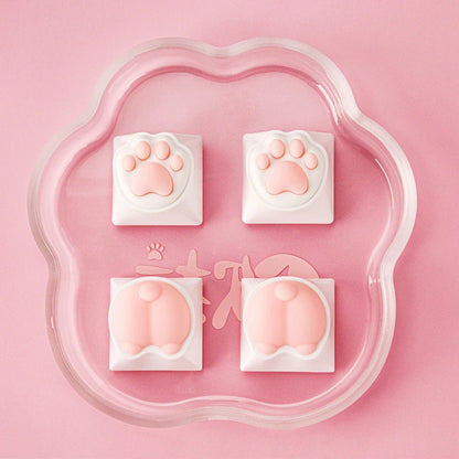 Cute Cat Paw Keycaps For Mechanical Keyboard 1PC