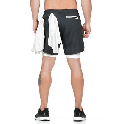 Camo Running Shorts Men Gym Sports Shorts - BestShop