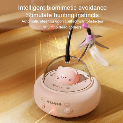 Intelligent Cat Toy with Red Dot Laser