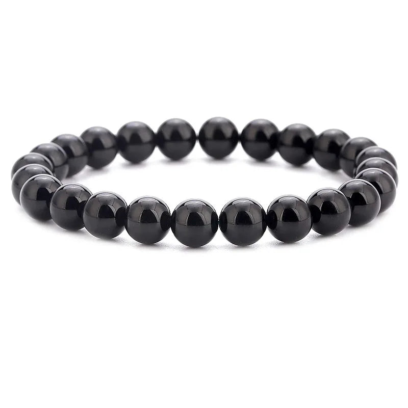 Obsidian Beaded Bracelet
