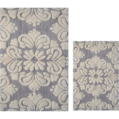 Medallion 2 Piece Bath Rug Set