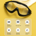 Load image into Gallery viewer, Silicone Big Frame Swimming Goggles with Earplugs - BestShop
