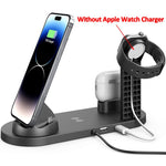 Load image into Gallery viewer, 5 In 1 Wireless Charger Stand Pad For iPhone Watch Airpods - BestShop