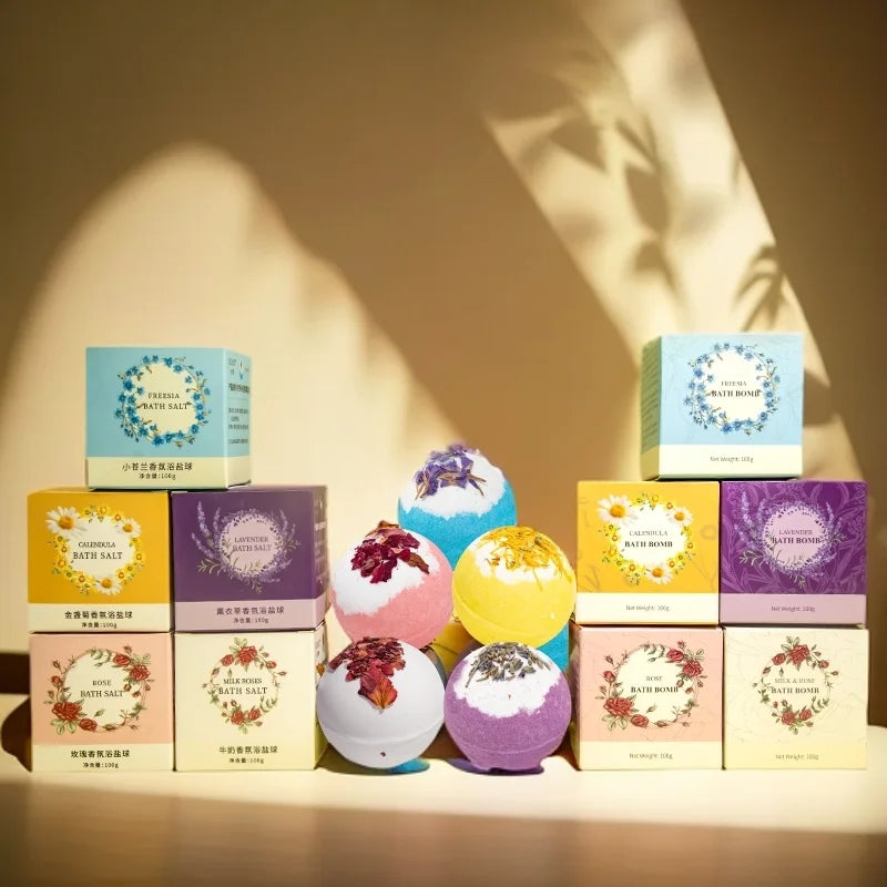 Bath Bomb Set Moisturizing Peeling Bath Ball