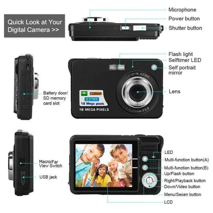 Rechargeable Kids HD Camera