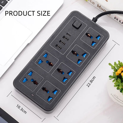 Universal Power Strip TypeC USB Port