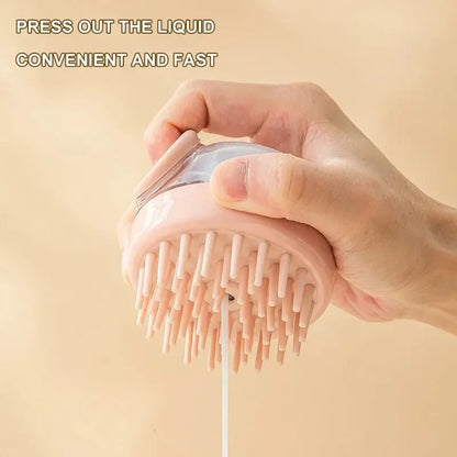 Dog Shower Brush with Shampoo Dispenser
