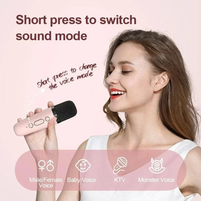 Karaoke Wireless Dual Microphones Machine For Kids