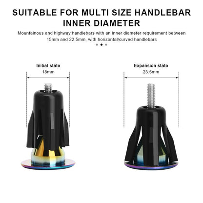 1 Pair Bike Handlebar End Plugs - BestShop