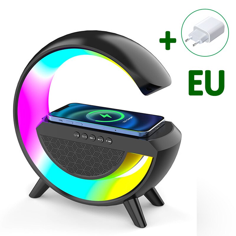Multifunctional Wireless Charger Stand Pad with Speaker - BestShop