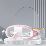 Load image into Gallery viewer, Silicone Big Frame Swimming Goggles with Earplugs - BestShop
