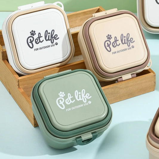 Thickened Folding Pet Bowls