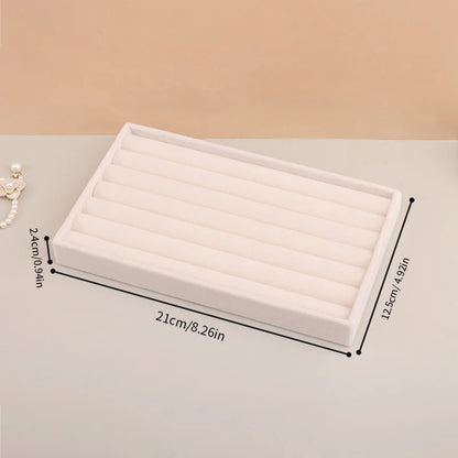 Velvet Jewelry Tray Storage Drawer