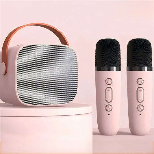 Karaoke Wireless Dual Microphones Machine For Kids