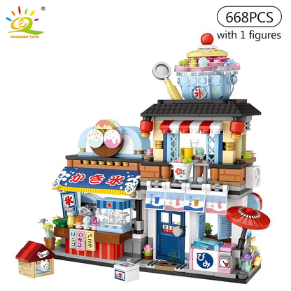 HUIQIBAO City Mini Chinese Street View Grocery Store - BestShop