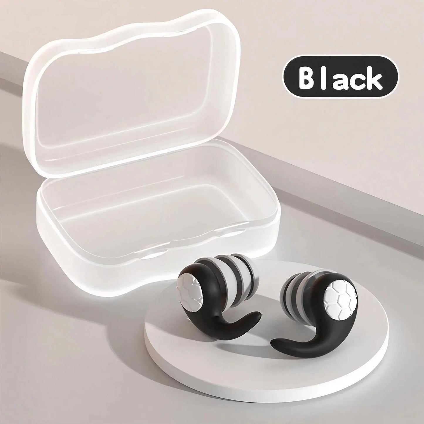 Soft Silicone Earplugs with Noise Cancellation