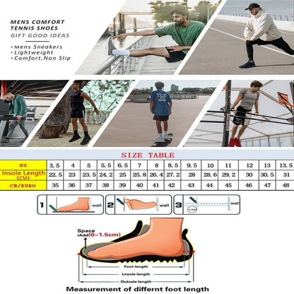 Men Running Shoes Lace up - BestShop