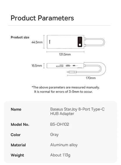 60Hz USB C Hub Type C to Ethernet Port