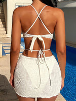Load image into Gallery viewer, Ring Linked Bikini Set with Skirt - BestShop