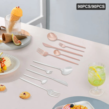 Flatware Set Stainless Steel Silverware Cutlery