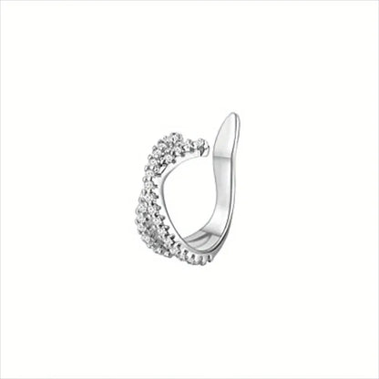 Cute Metal Leaf Earcuff Clip-On Earring