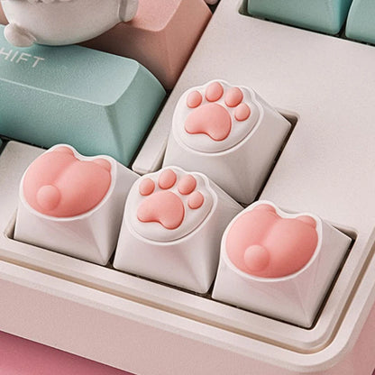Cute Cat Paw Keycaps For Mechanical Keyboard 1PC