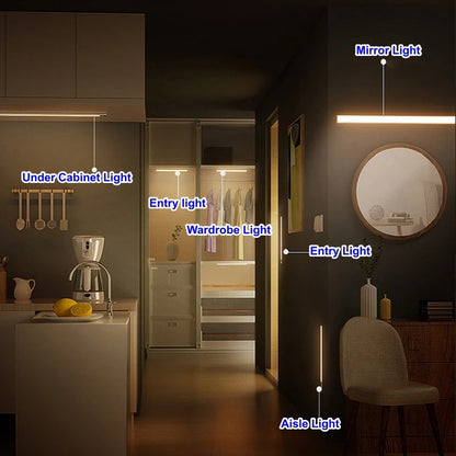 Rechargeable Motion Sensor LED Bar Light