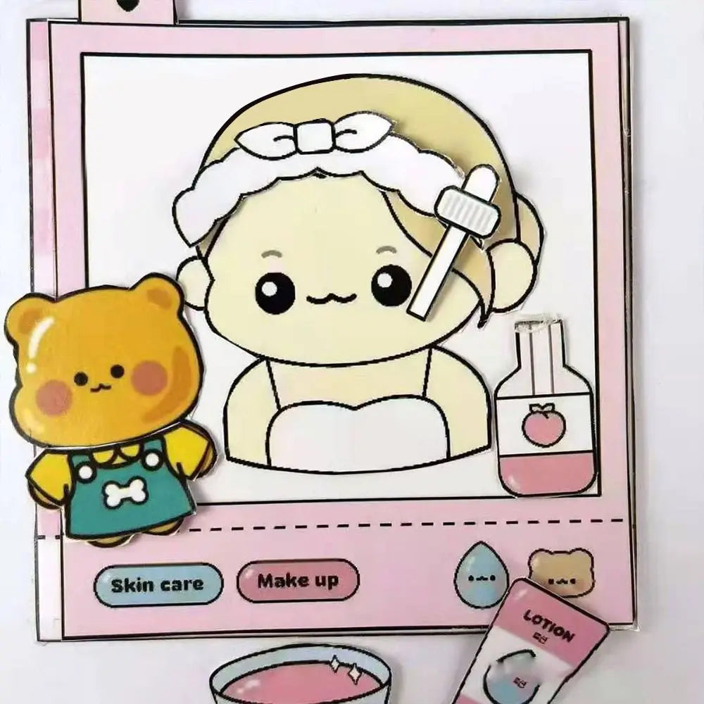 Paper Waffle Quiet Colorful Bread Cartoon Book