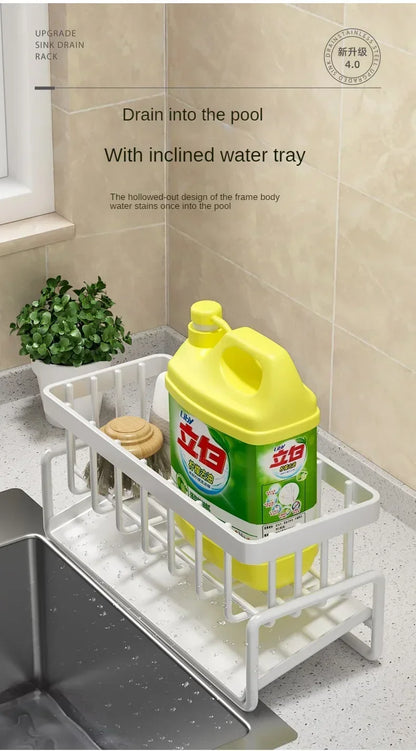 Multifunctional Sponge Rack Drainer Kitchen Shelf