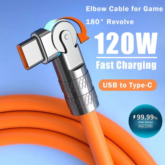 Fast Charge 180 Degree Rotation USB