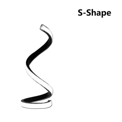 USB LED Table Lamp Spiral Desk Light