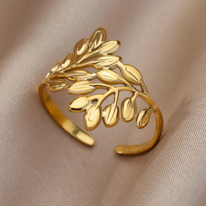 Gold Color Stainless Steel Rings