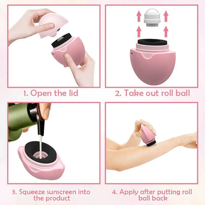 Silicone Sunscreen Roller Applicator
