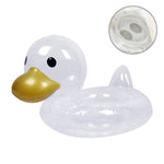 Load image into Gallery viewer, Cute Transparent Duck Swimming Ring for Children Kids Inflatable Baby Bath Swim Circle Floating Seat Ring Swimming Pool Toys - BestShop