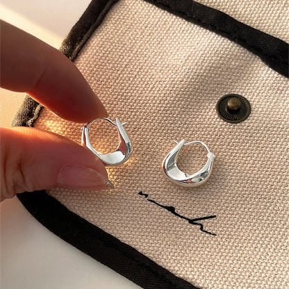ANENJERY Geometric Hoop Earrings