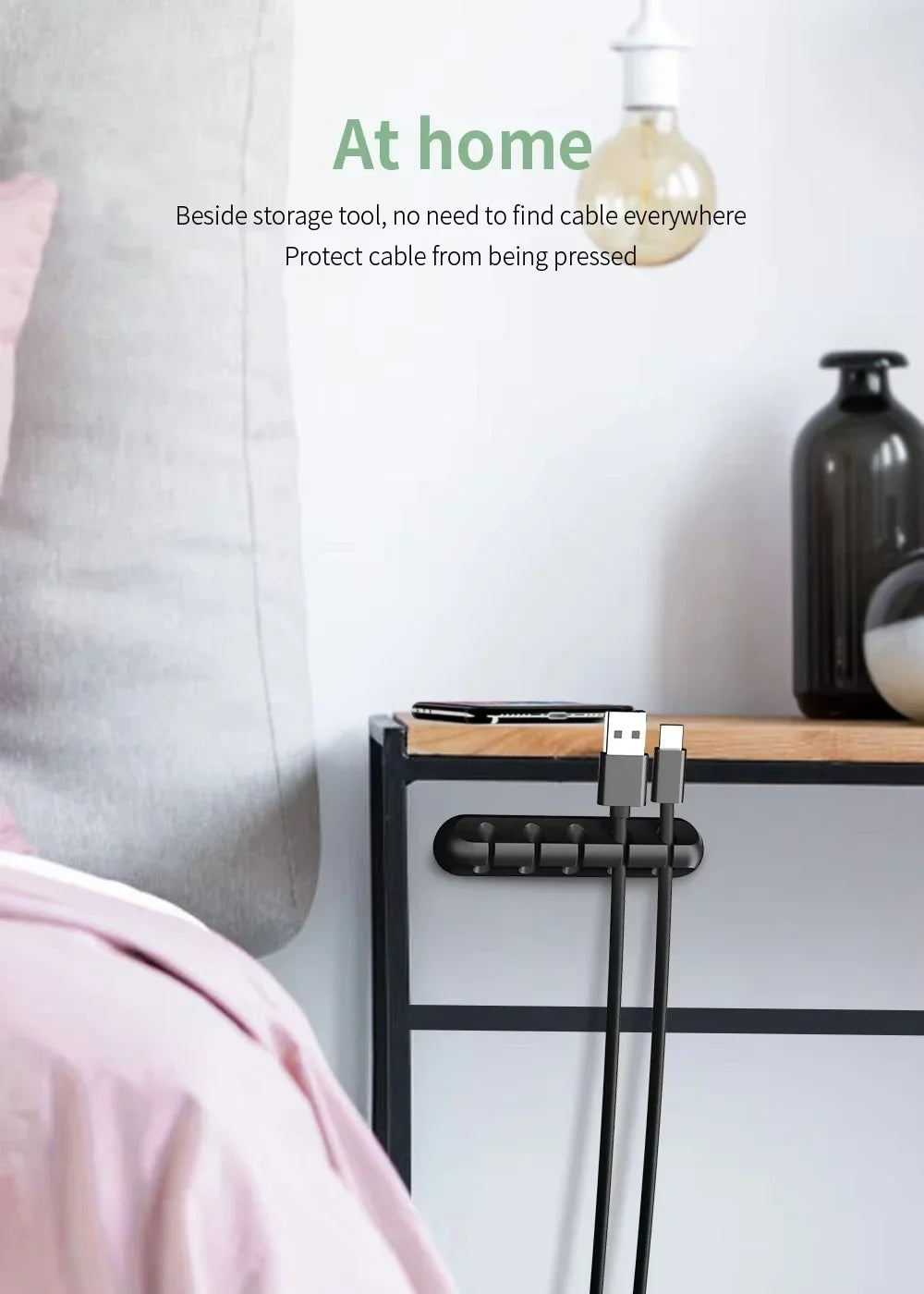 Adhesive Cable Holder Clips