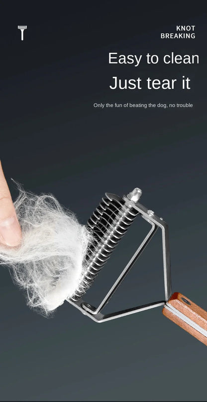Self-Cleaning Pet Grooming Brush