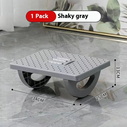 Portable Ergonomic Foot Rest with Massage Rollers