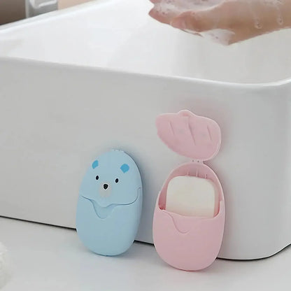 50pcs Water-Soluble Paper Soap Sheets