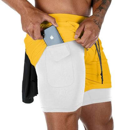 Camo Running Shorts Men Gym Sports Shorts - BestShop