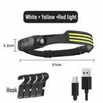 Load image into Gallery viewer, Rechargable Headlamp, Camping Accessories Gear, Waterproof Head Led Lights - BestShop
