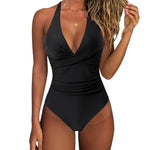 Load image into Gallery viewer, Printed Backless One-Piece Swimsuit - BestShop
