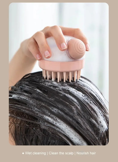 Dog Shower Brush with Shampoo Dispenser