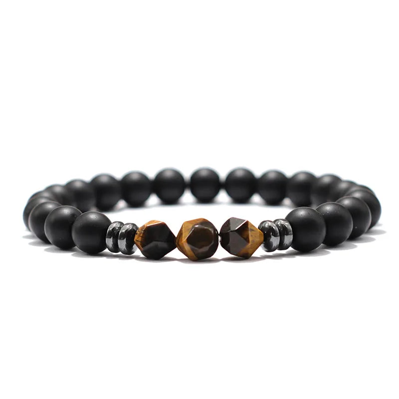 Fashion Men’s Natural Stone Bracelet
