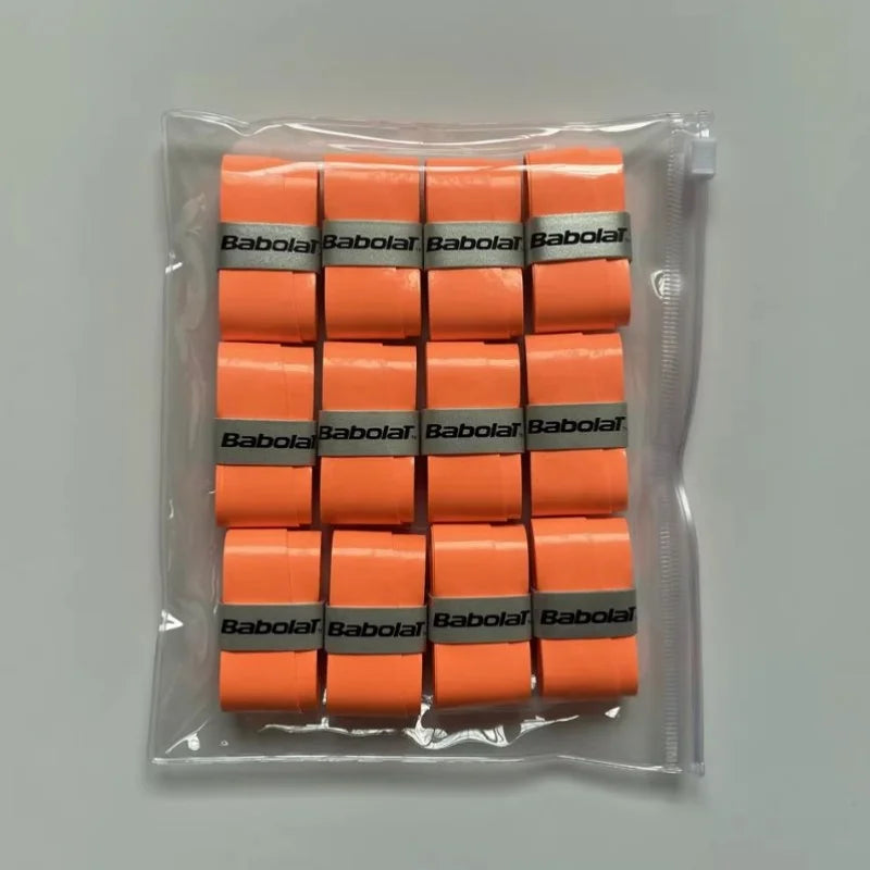 12PCS Babolat Tennis Racket Overgrip Sweat Band Absorption PU Badminton Racket Handle Grip Tennis Griptape Padel Racket Grip