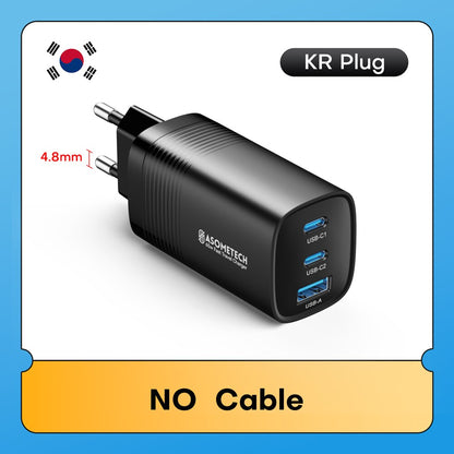 ASOMETECH USB Type C Charger 65W 45W Quick Charger - BestShop