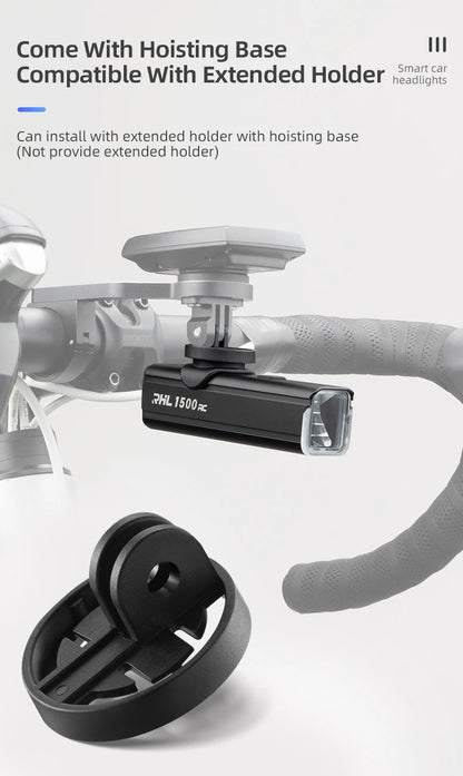 Luz delantera para bicicleta ROCKBROS de 5000 mAh 