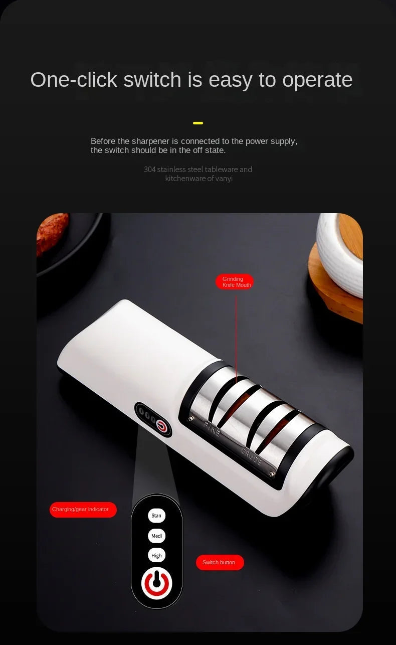 Multifunctional Electric Knife Sharpener