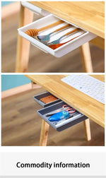 Load image into Gallery viewer, Hidden Storage Box Desk Storage Drawer
