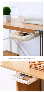 Load image into Gallery viewer, Hidden Storage Box Desk Storage Drawer
